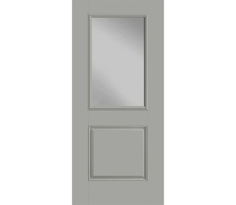 State College Half Light 1 Panel Fiberglass Entry Door