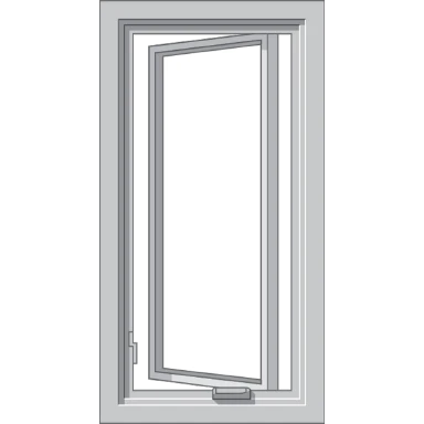 State College Pella Hurricane Shield Series Vinyl Casement Window